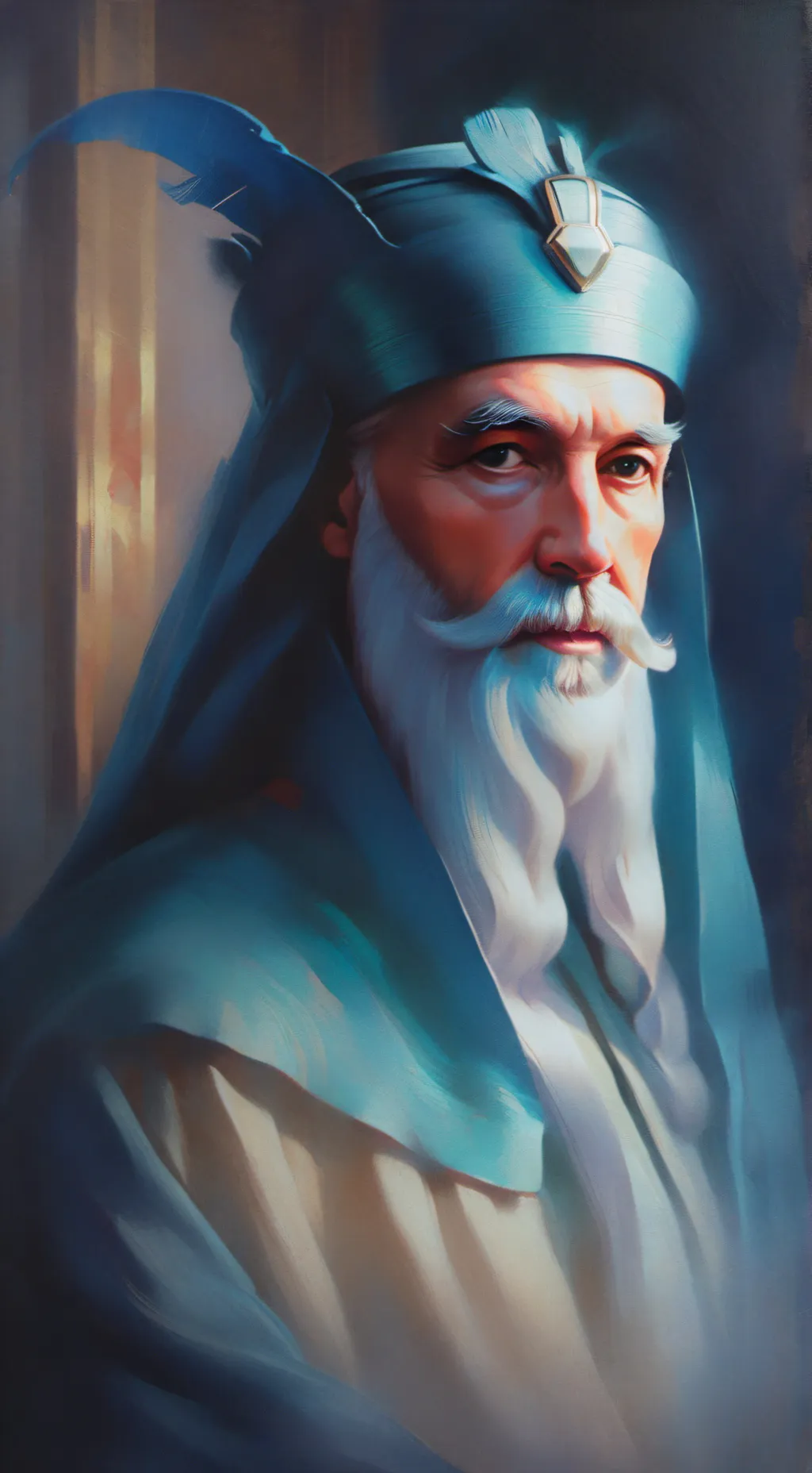 ai character: dandis worl mak background