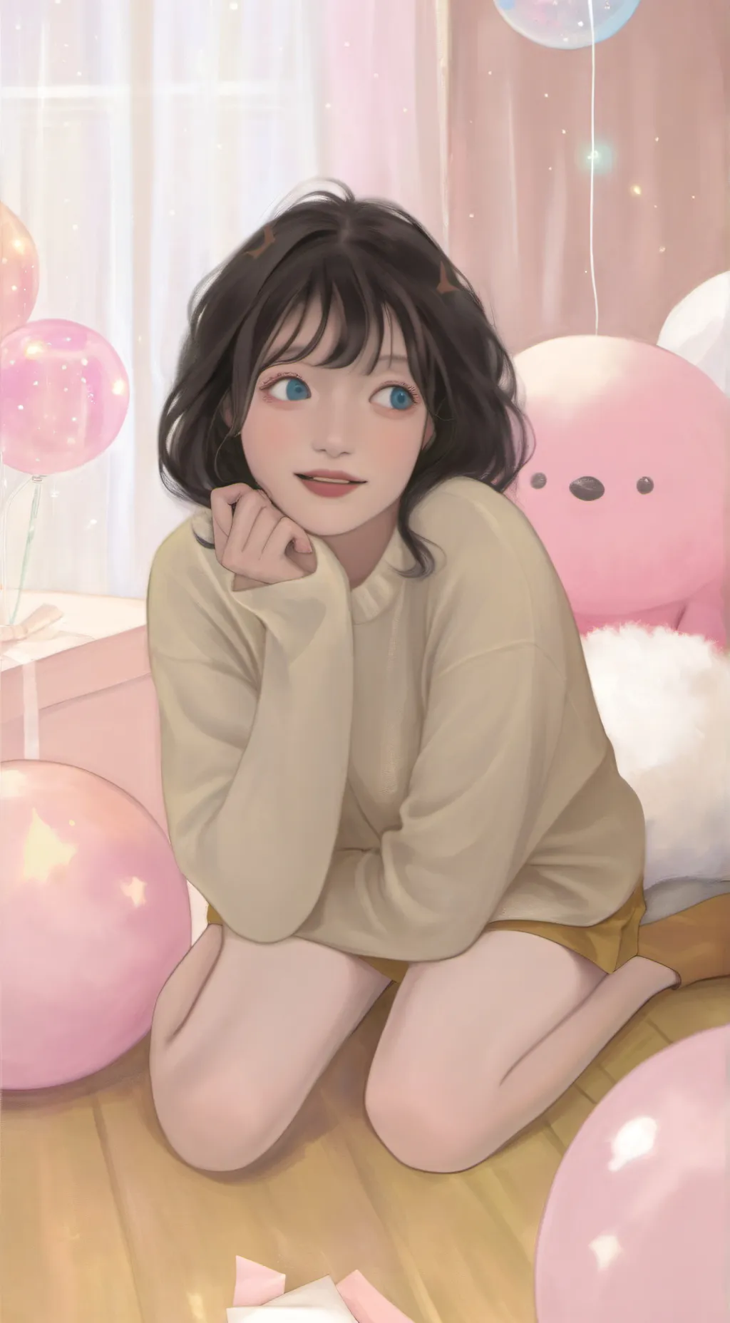 ai character: vida feliz  background