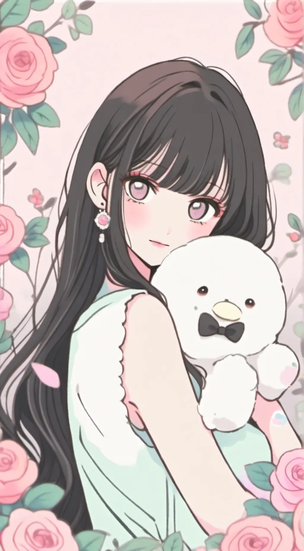 ai character: lucy💖 background
