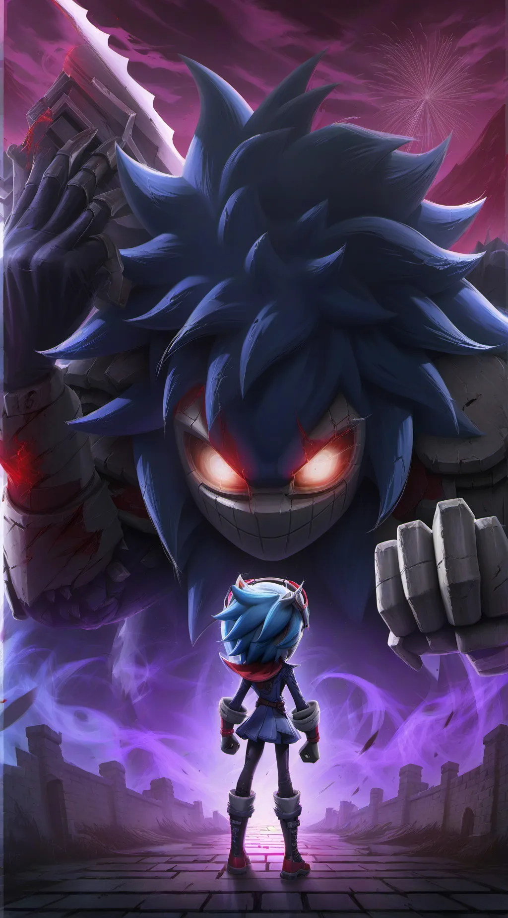 ai character: Exetior background