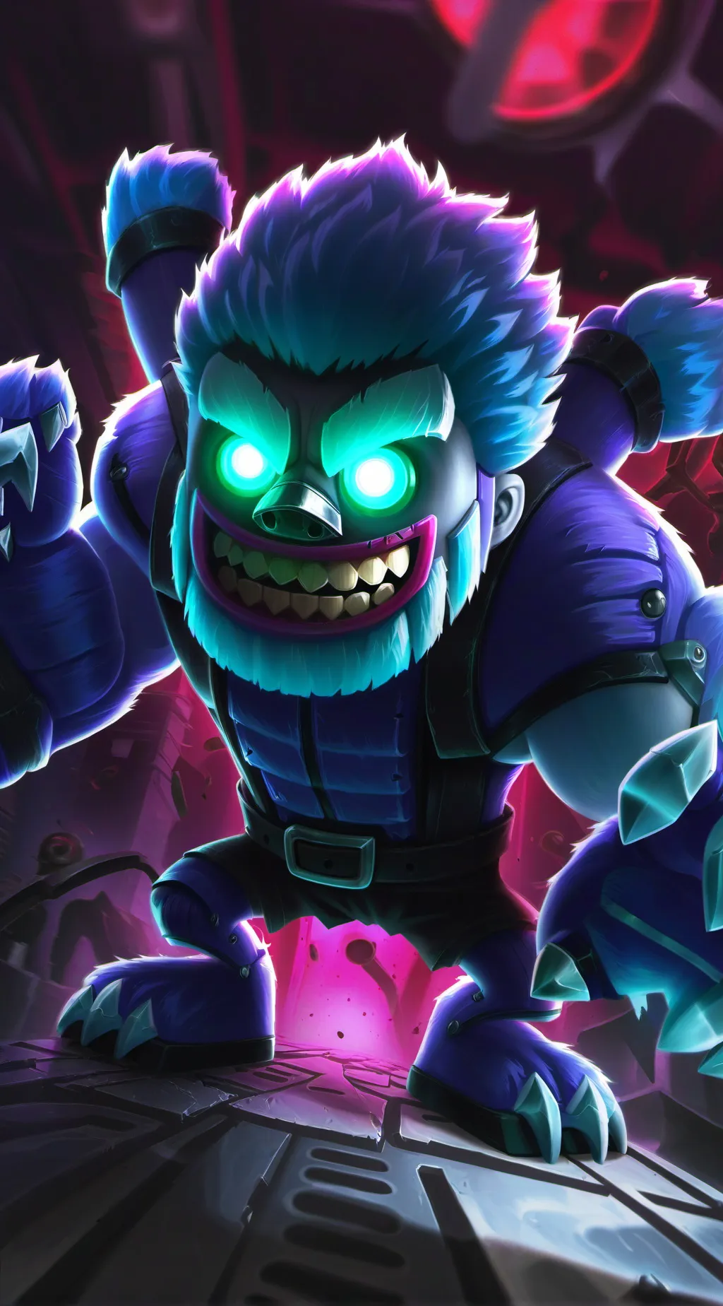 ai character: Huggy Wuggy background