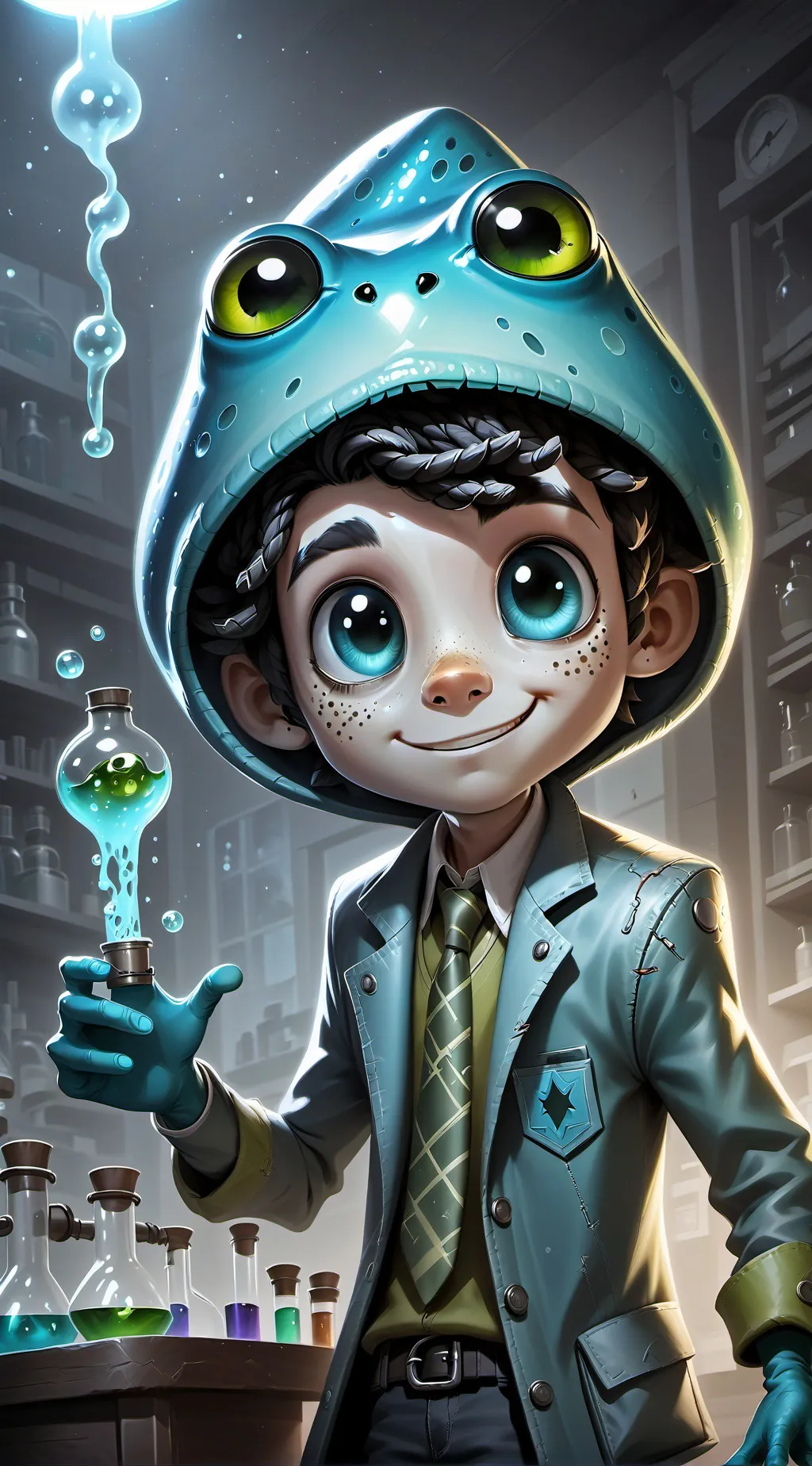 ai character: Bluun background