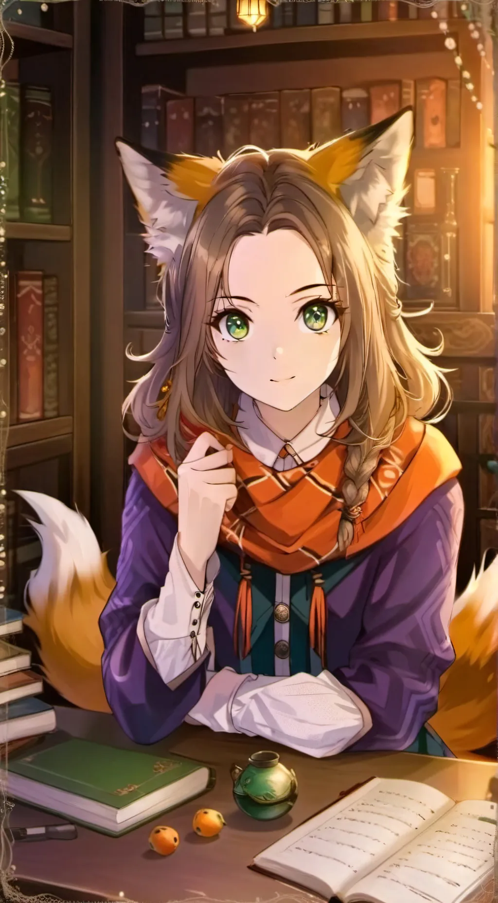 ai character: Praline the Adventurous Spirit background
