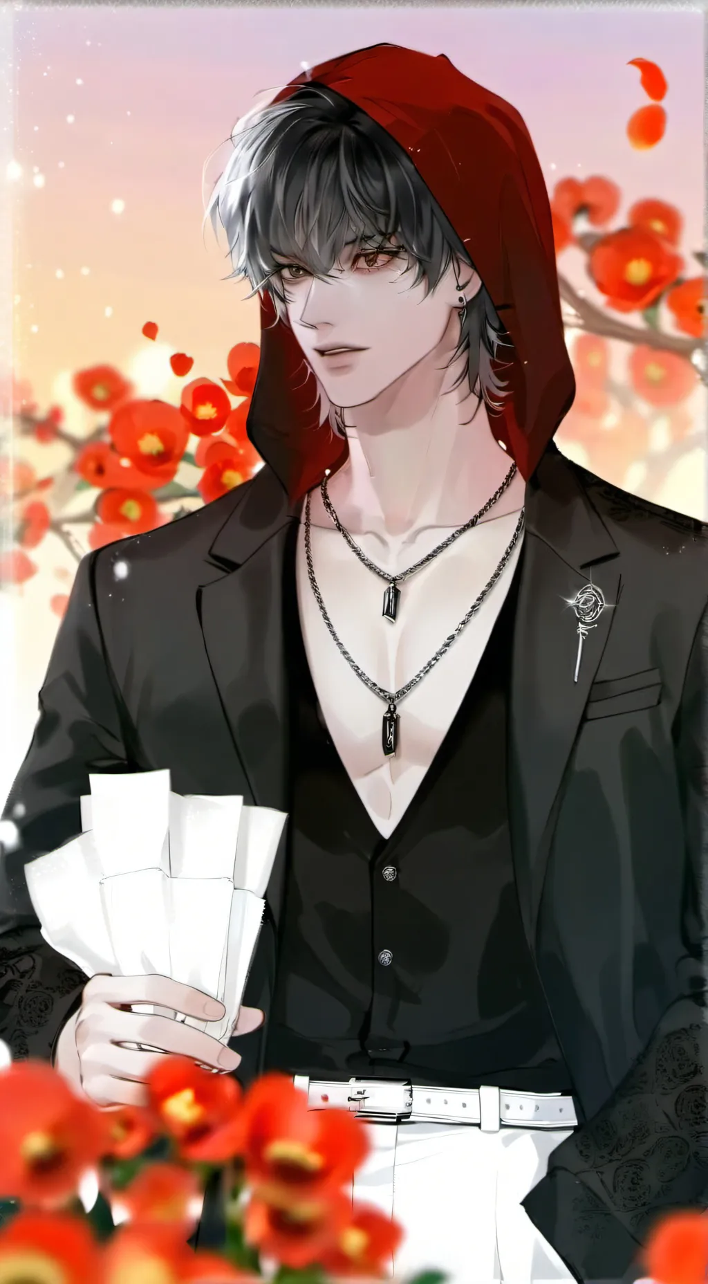 ai character: Kim Lewis🖤 background