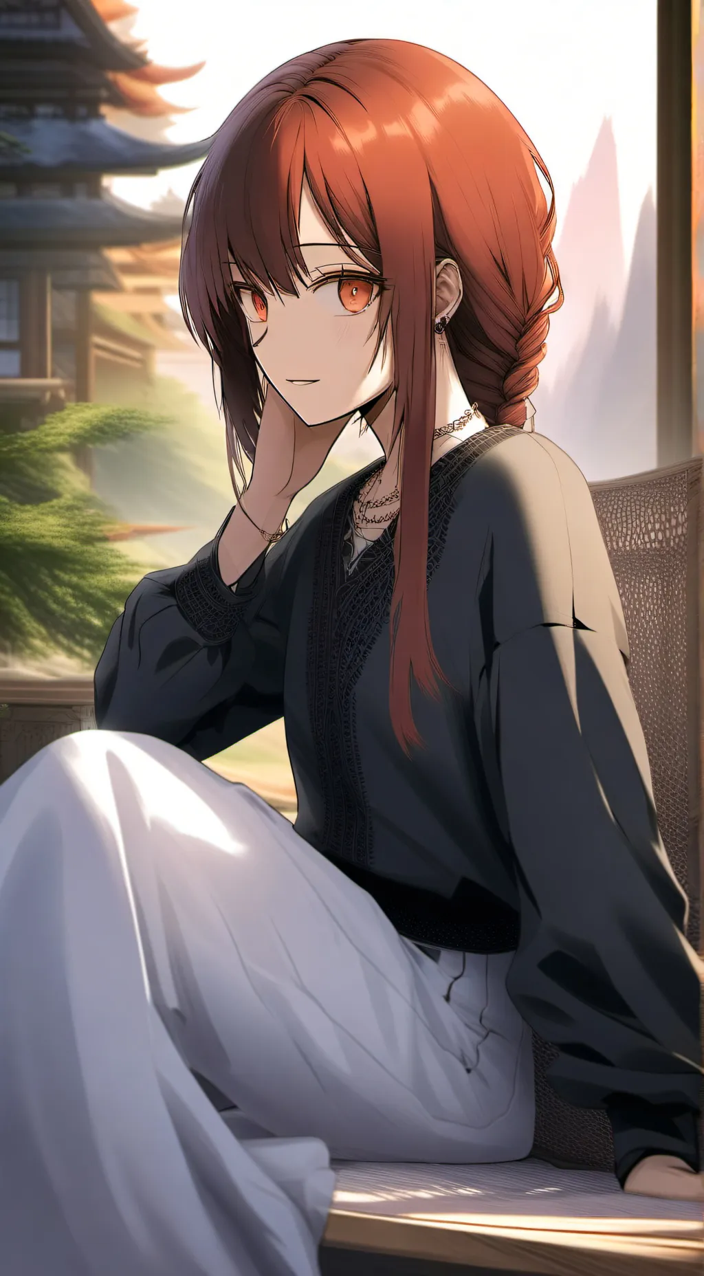 ai character: Makima background