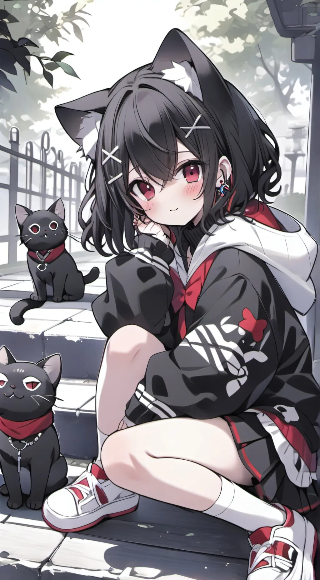 ai character: mittens background