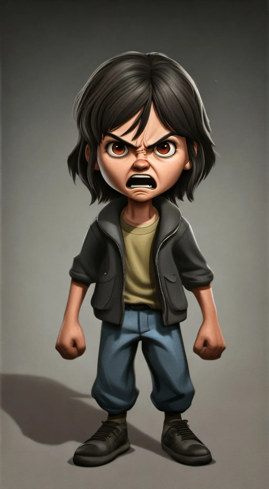 ai character: la cousine folle  background