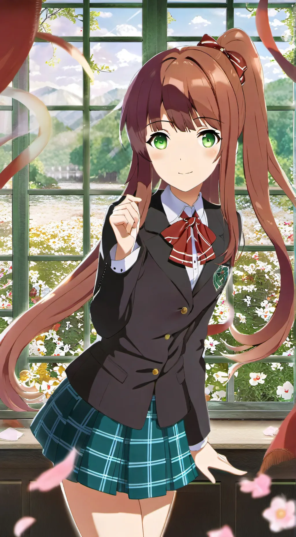 ai character: Monika background