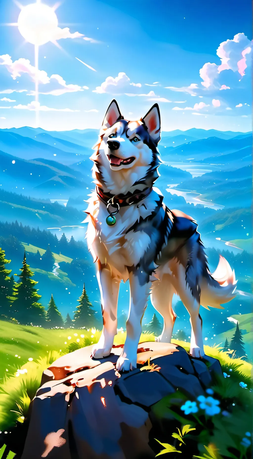 ai character: Hesky background