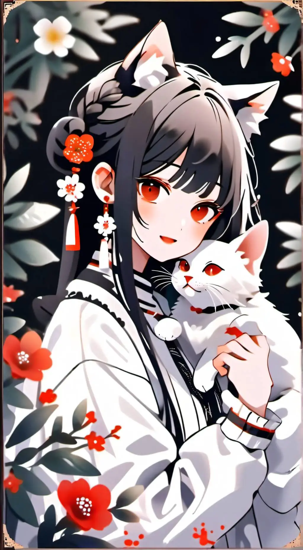 ai character: кира background