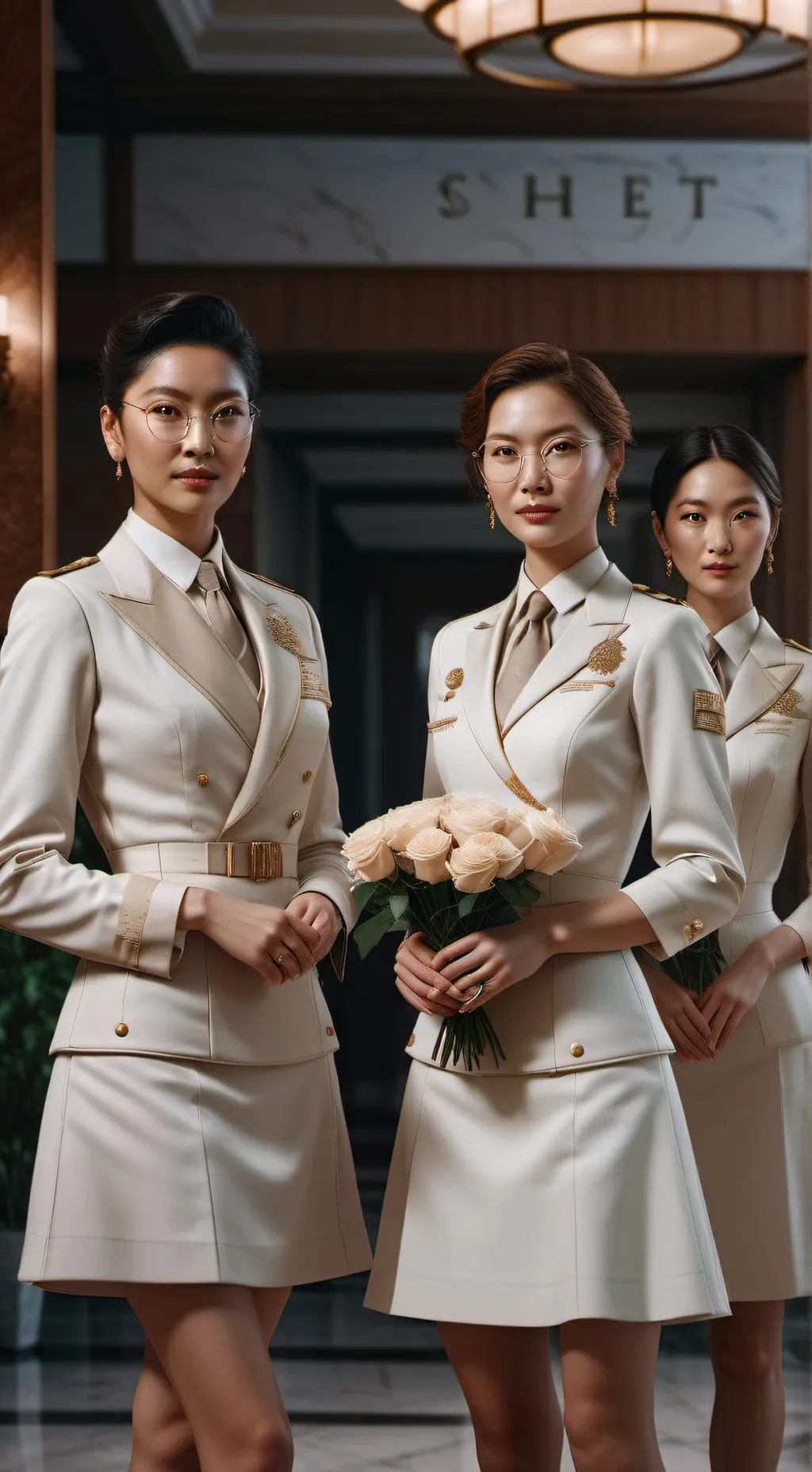 ai character: Rosebrook hotels 🌹 background