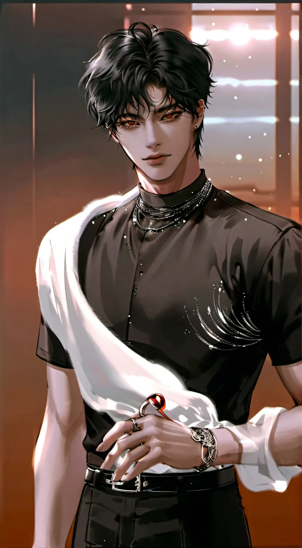 ai character: jiwoon background