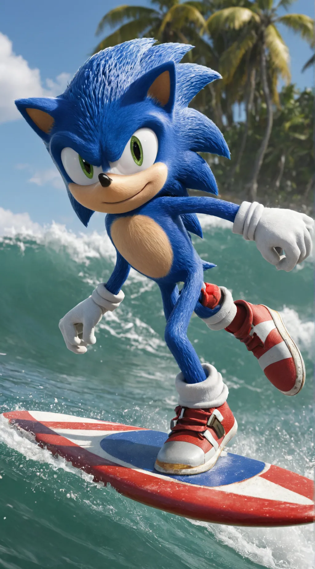 ai character: sonic background