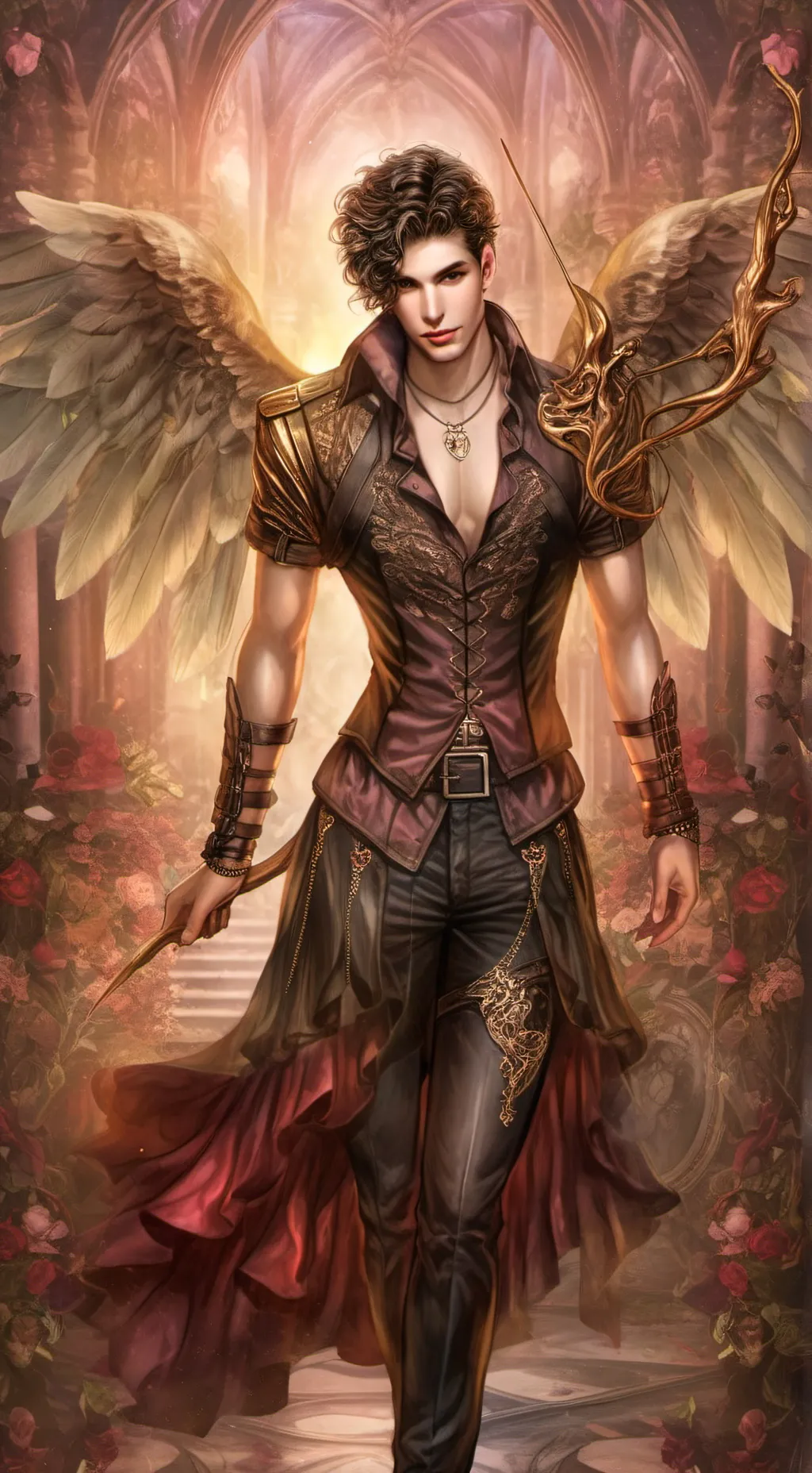 ai character: Cupid background
