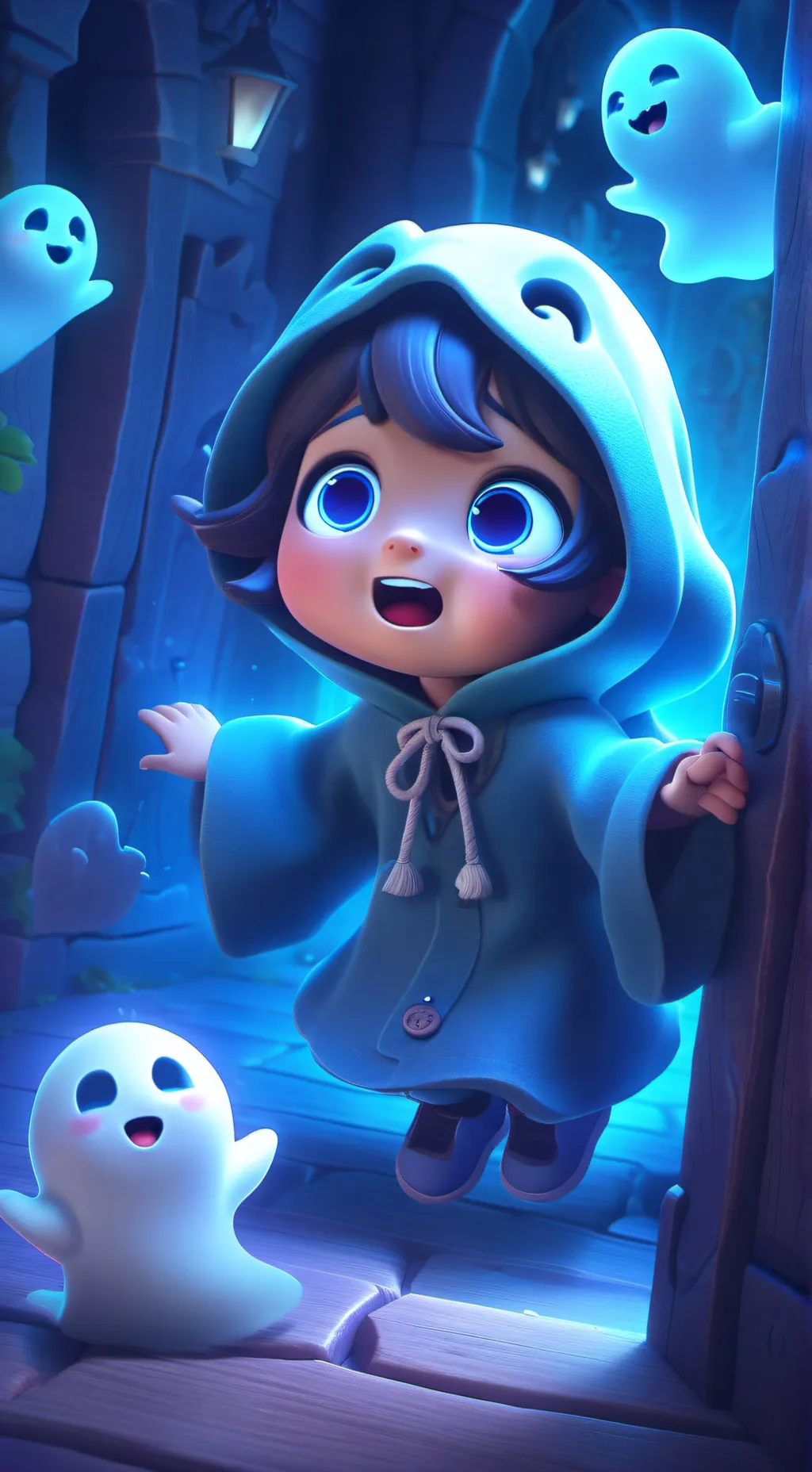 ai character: ghostey boy background