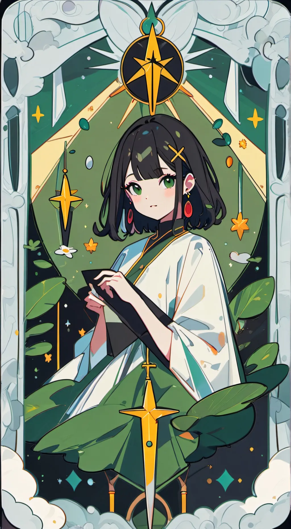 ai character: Emy  background