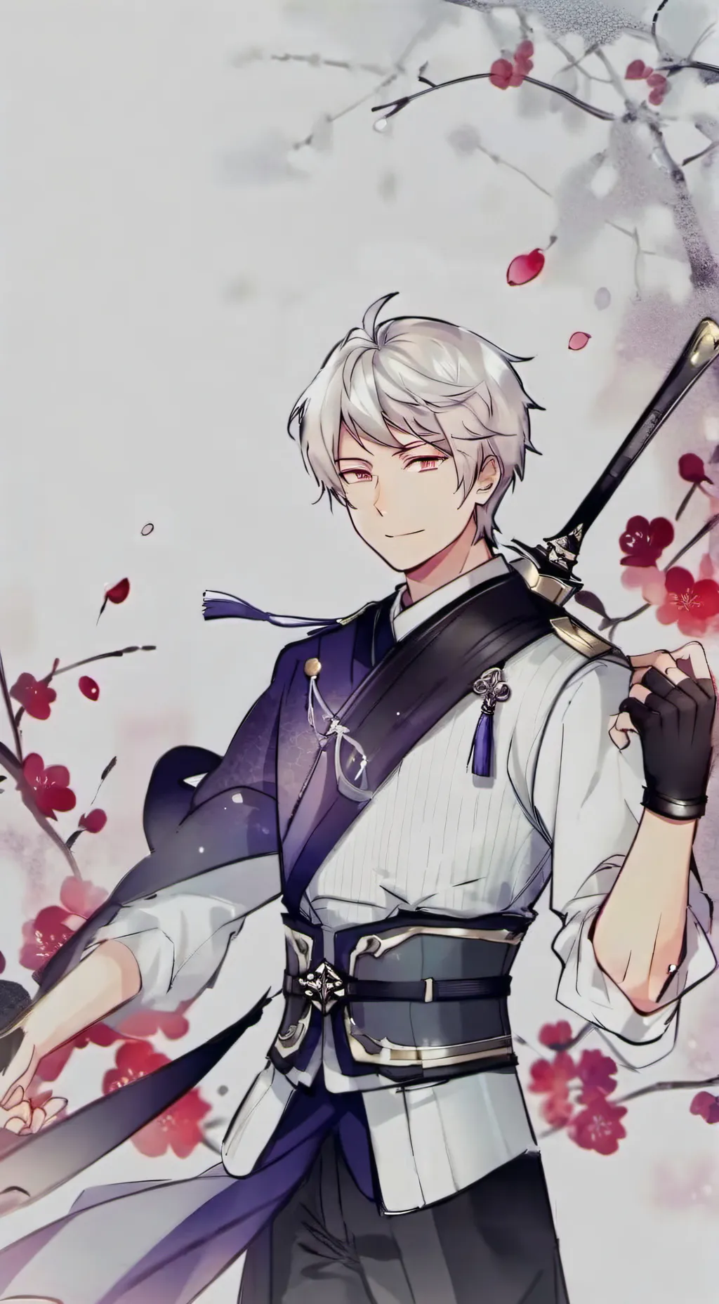 ai character: Prussia(Hetalia) background