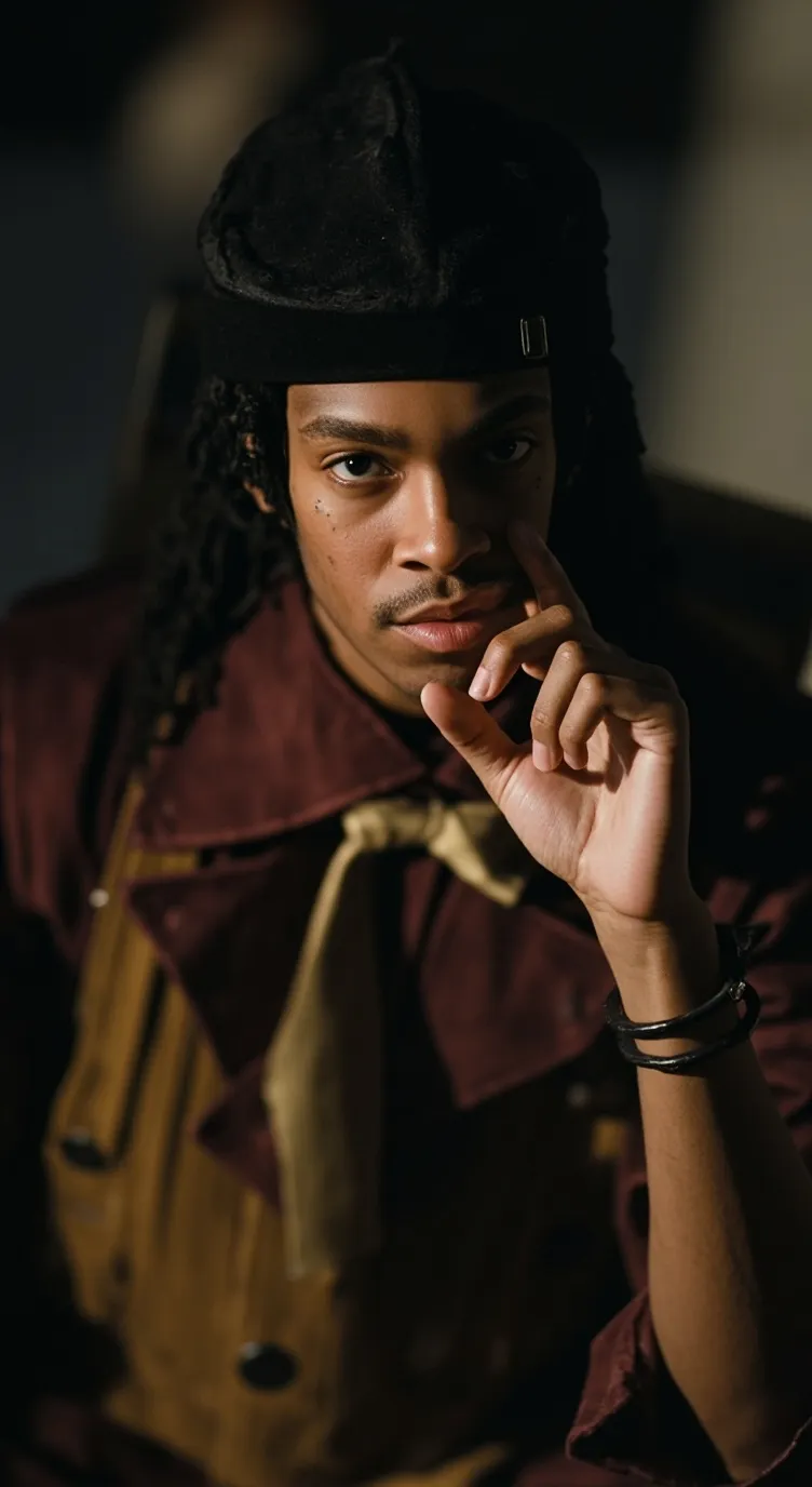 ai character: YNW melly background