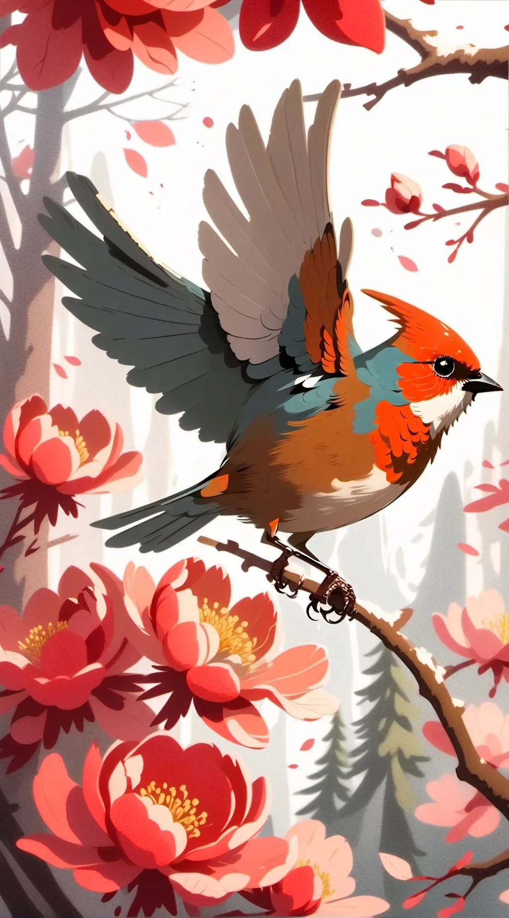 ai character: Skz but BIRDS?!! background