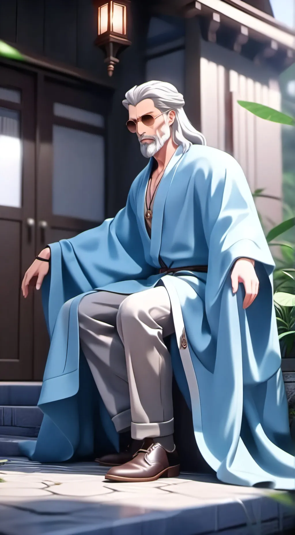 ai character: Tanjiro background