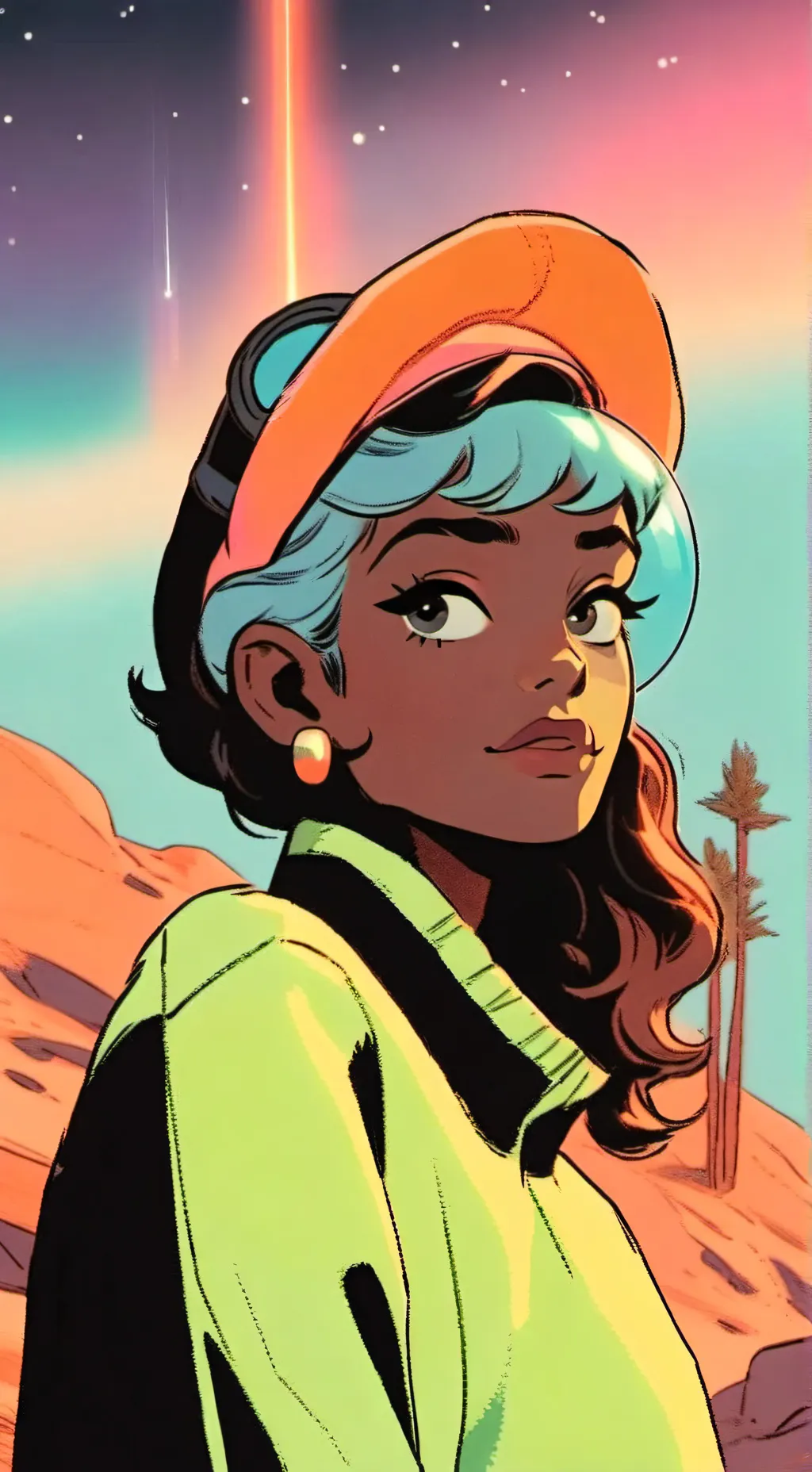 ai character: Glimmer background