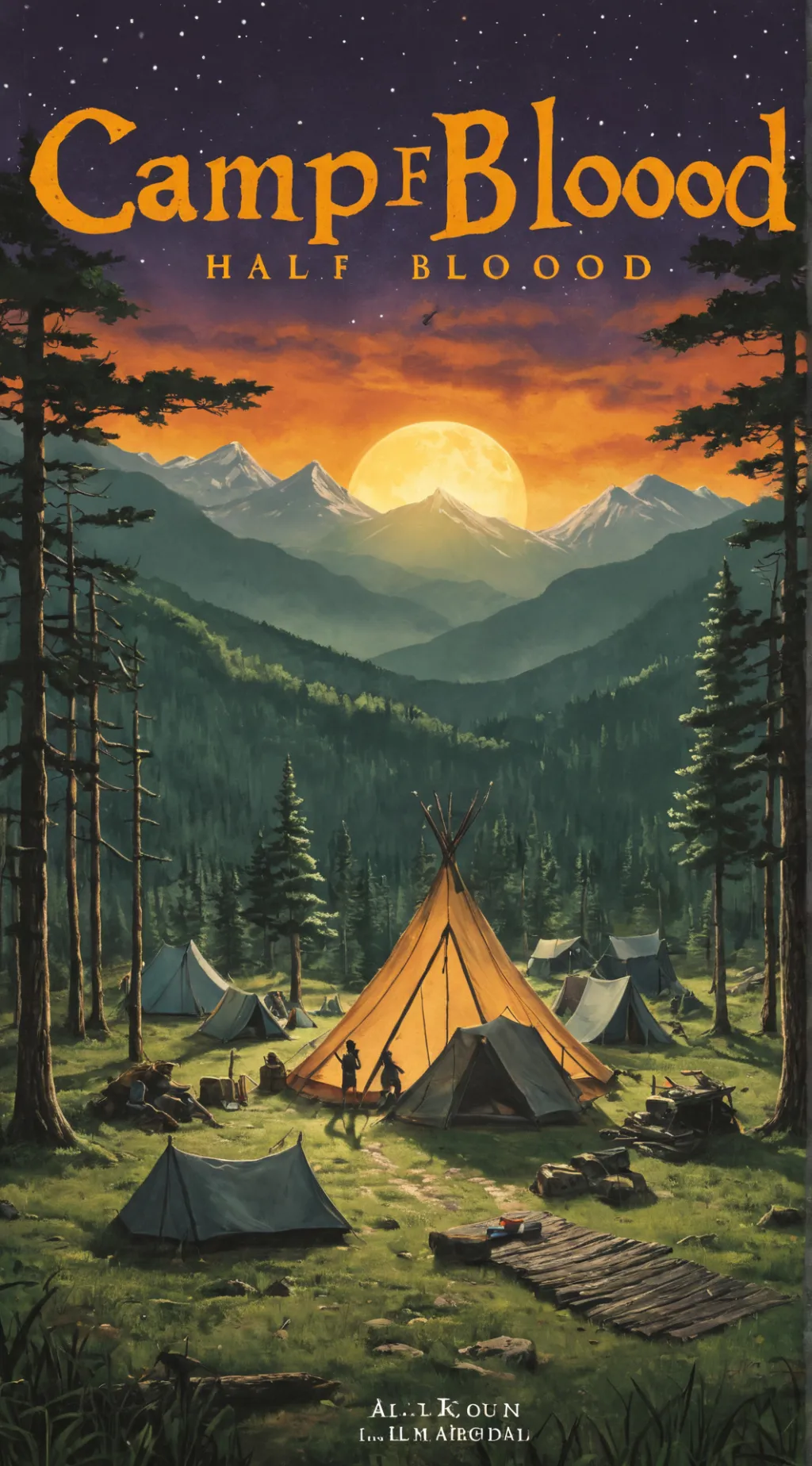 ai character: Camp half blood!  background