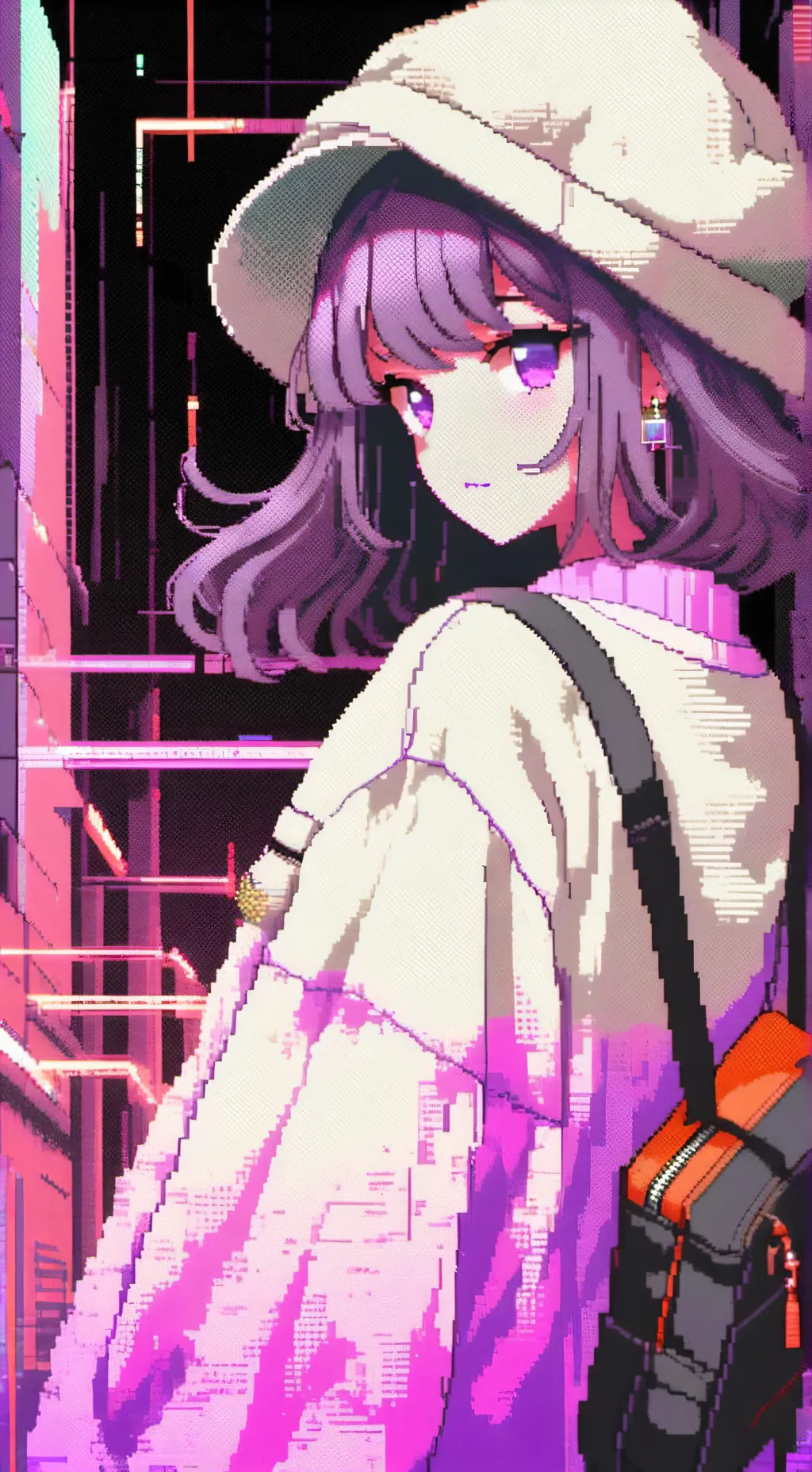 ai character: Glitch universe rp background