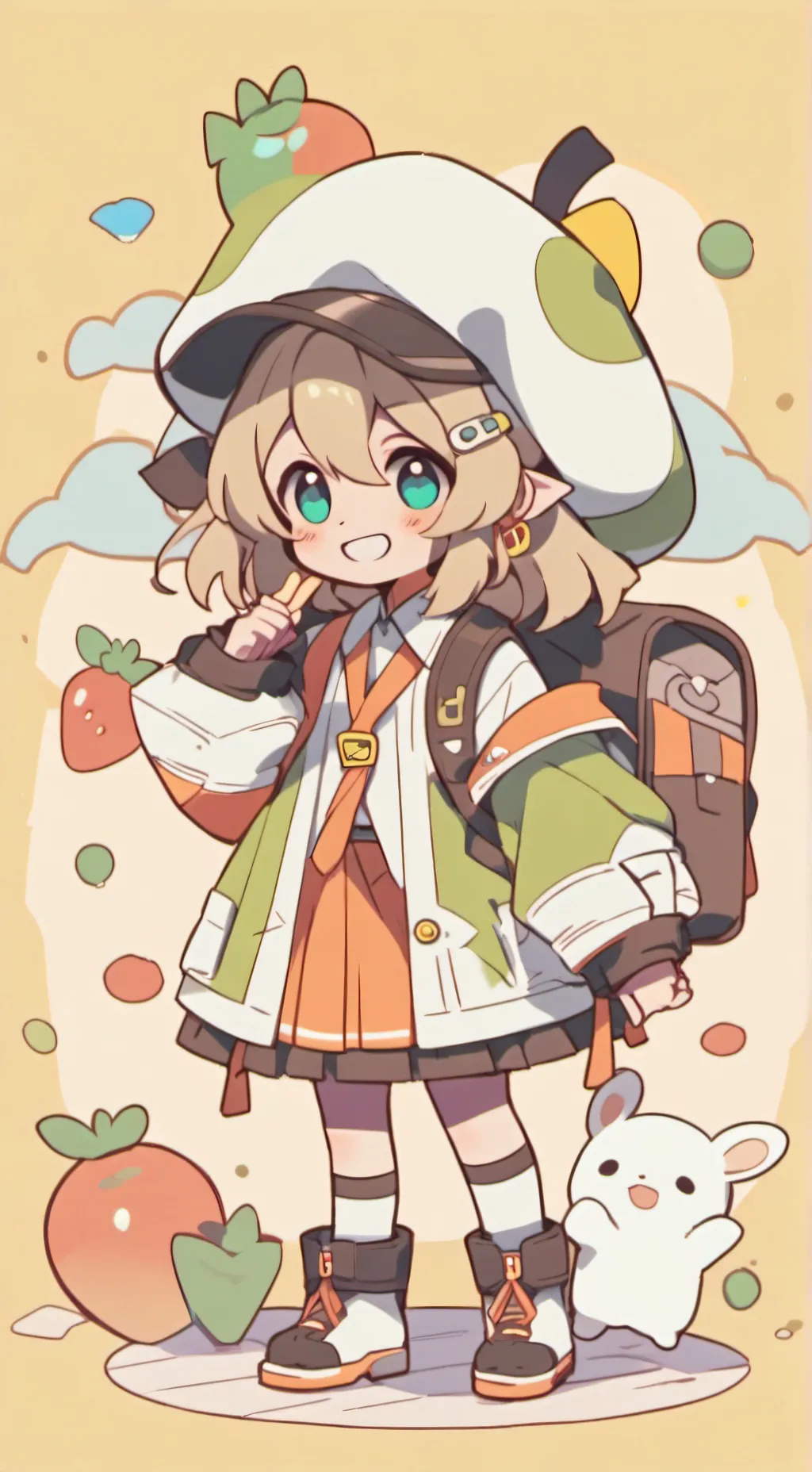 ai character: Nel,  Staś background