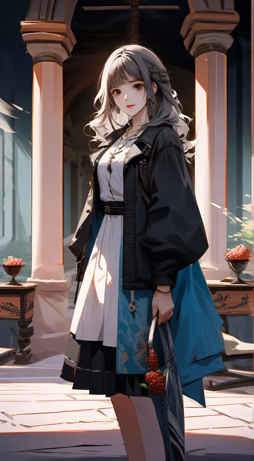 ai character: valentines background