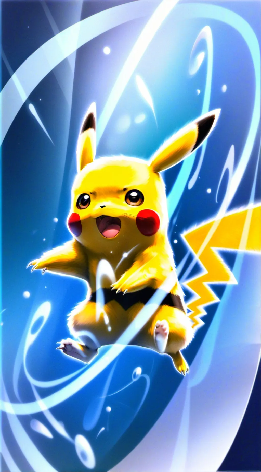 ai character: Pikachu background
