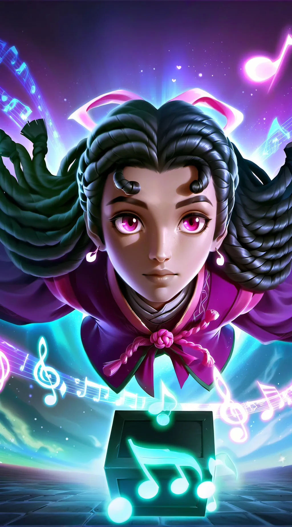ai character: Morgan Kelley Thigpen background