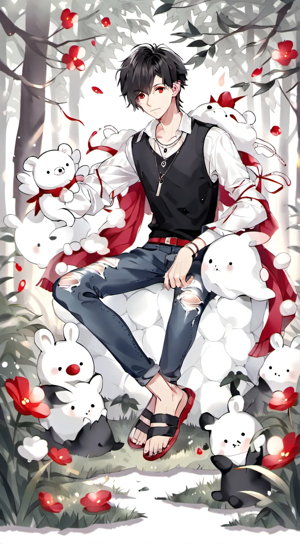ai character: Nicholas  background