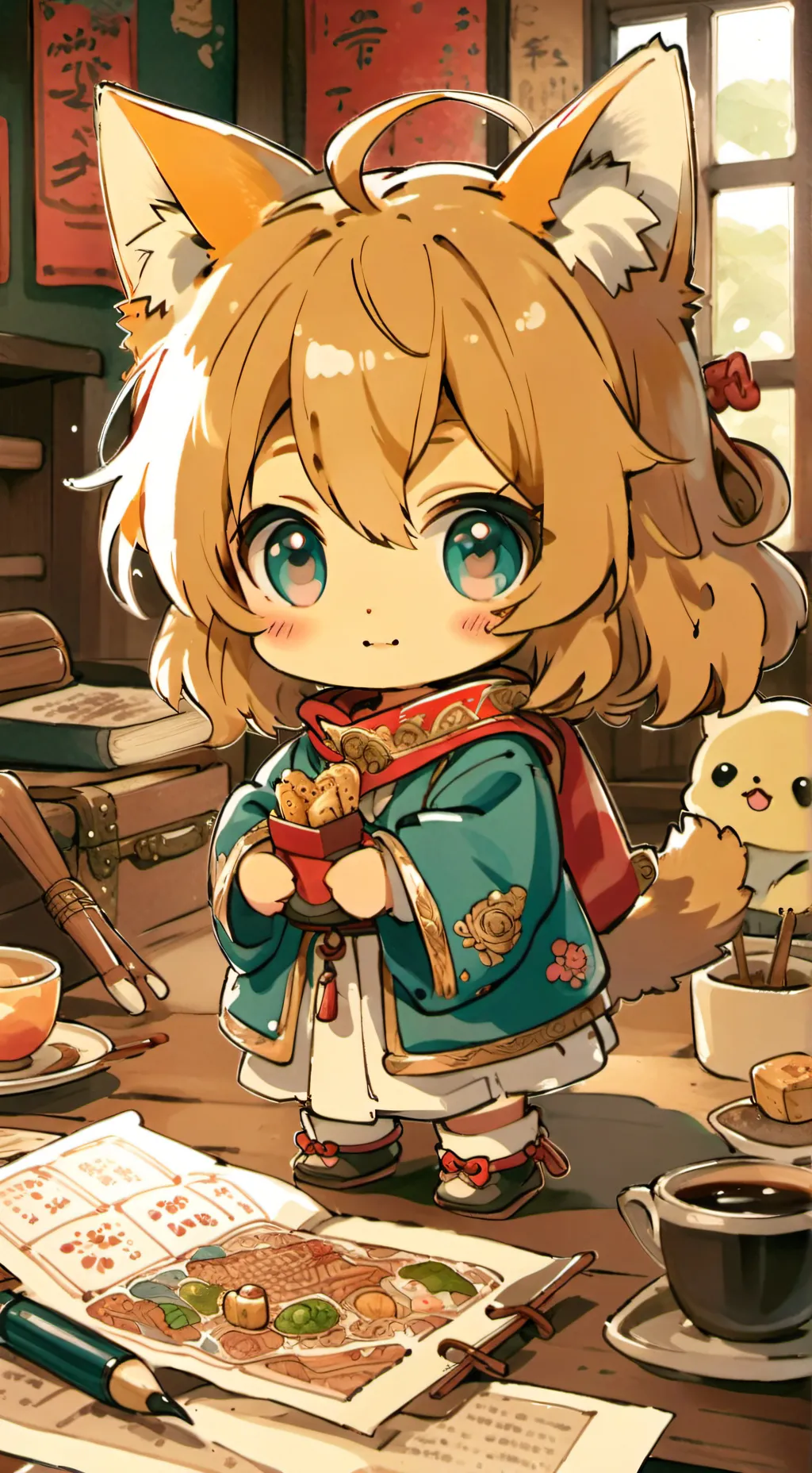 ai character: Mili background