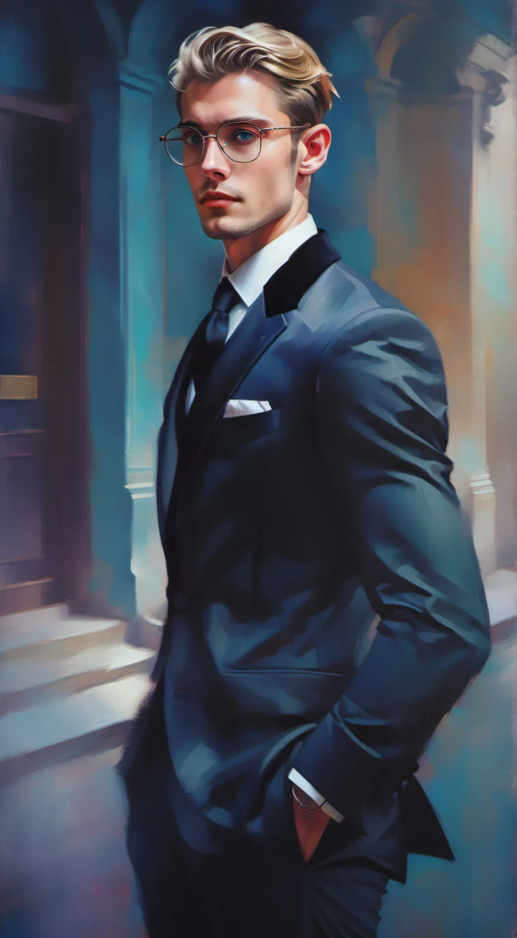 ai character: Theon Rhodes  background