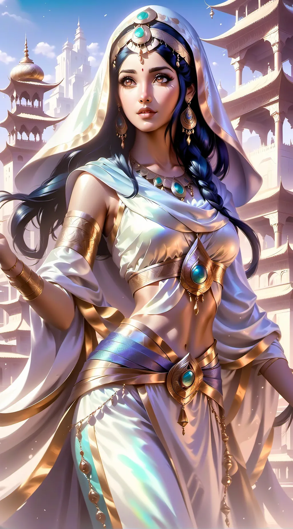 ai character: Arwa background