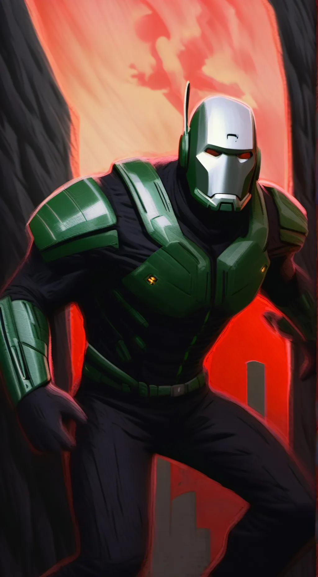 ai character: skibidi toilet war background
