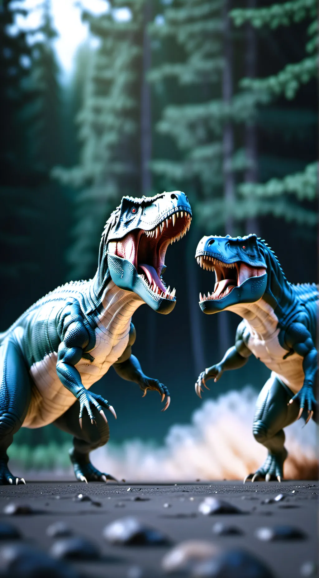 ai character: Dino fight!!!! background