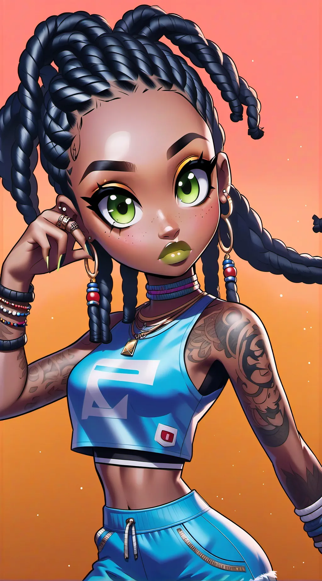 ai character: Egypt background