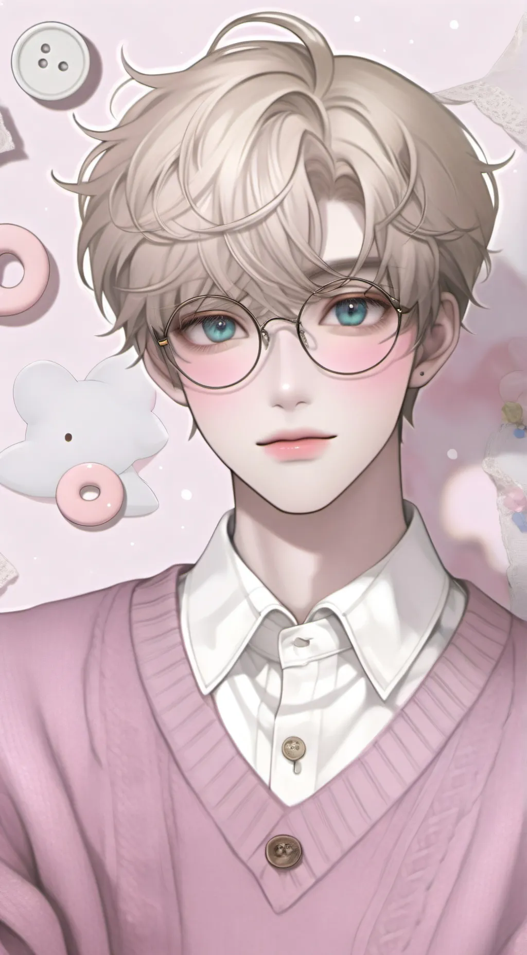 ai character: charlie🪷 background