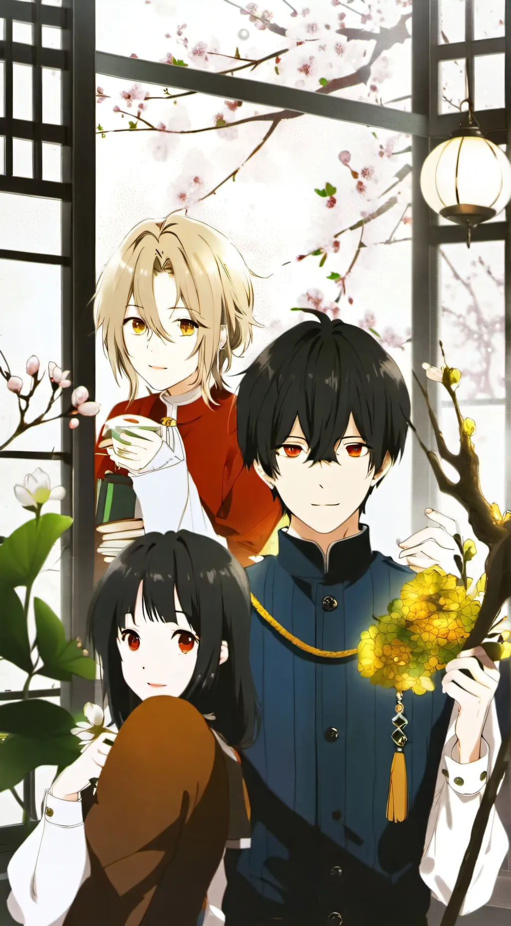 ai character: Aiden,max,lily,mia background