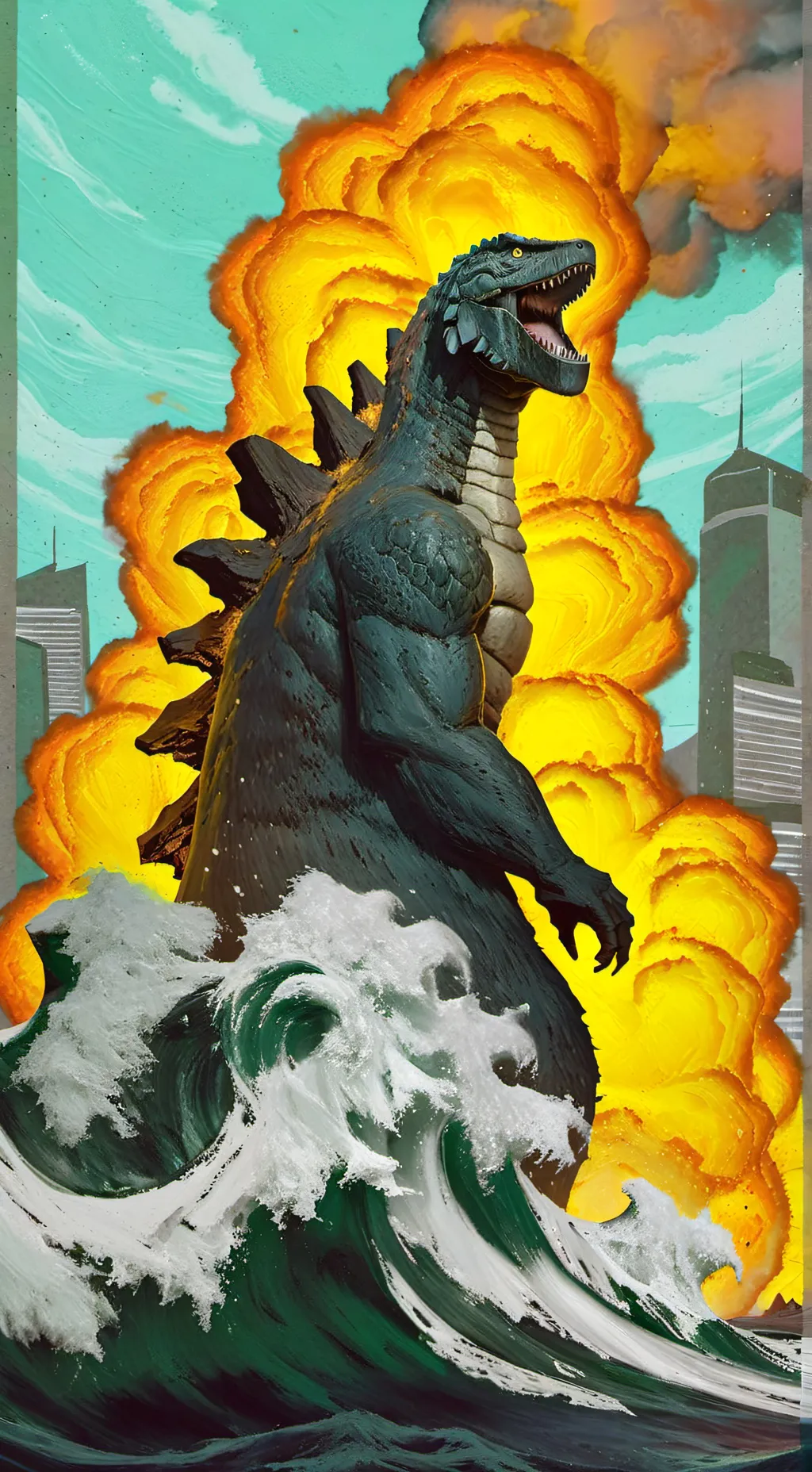 ai character: Monsterverse🔥 background