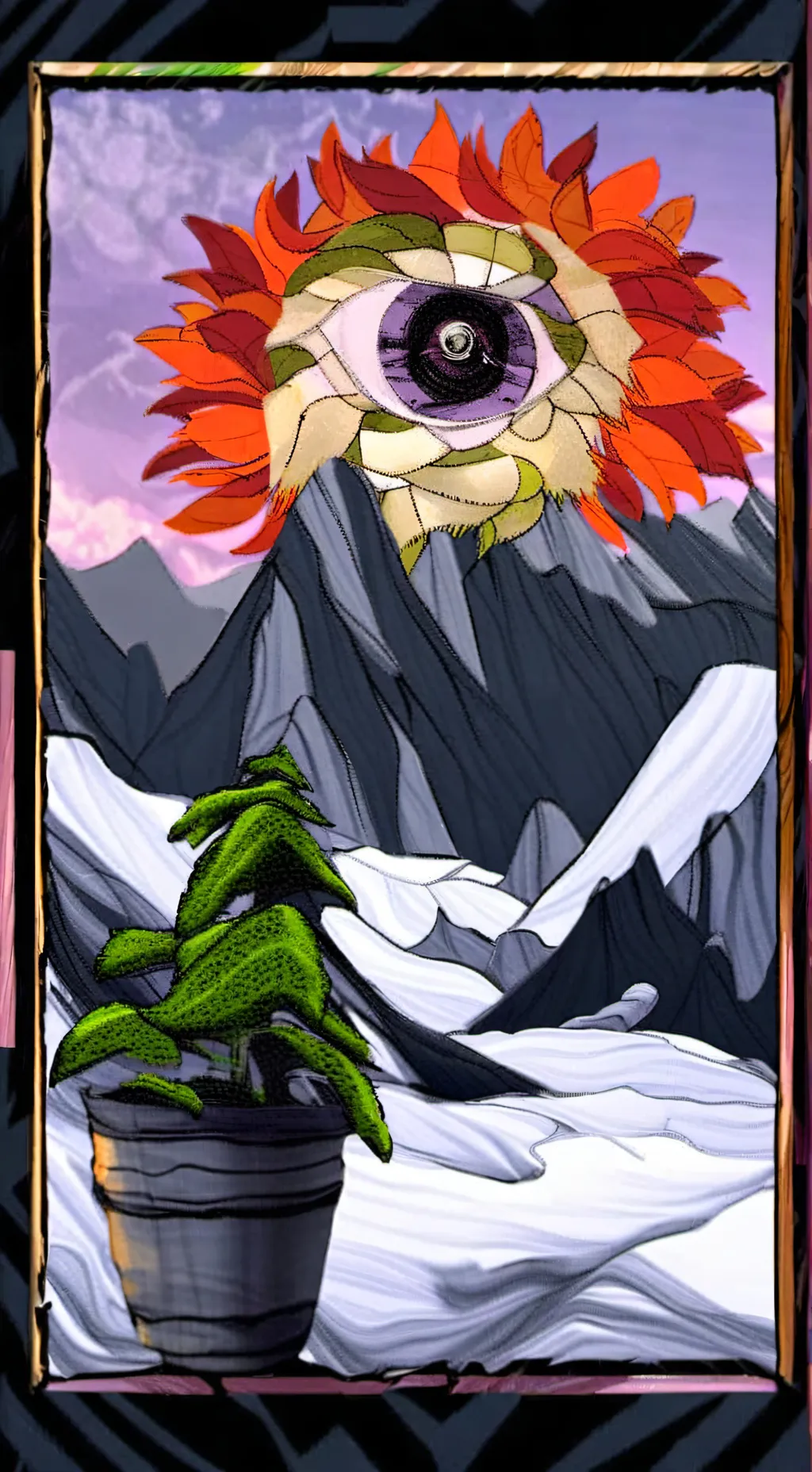 ai character: poppy playtime  background
