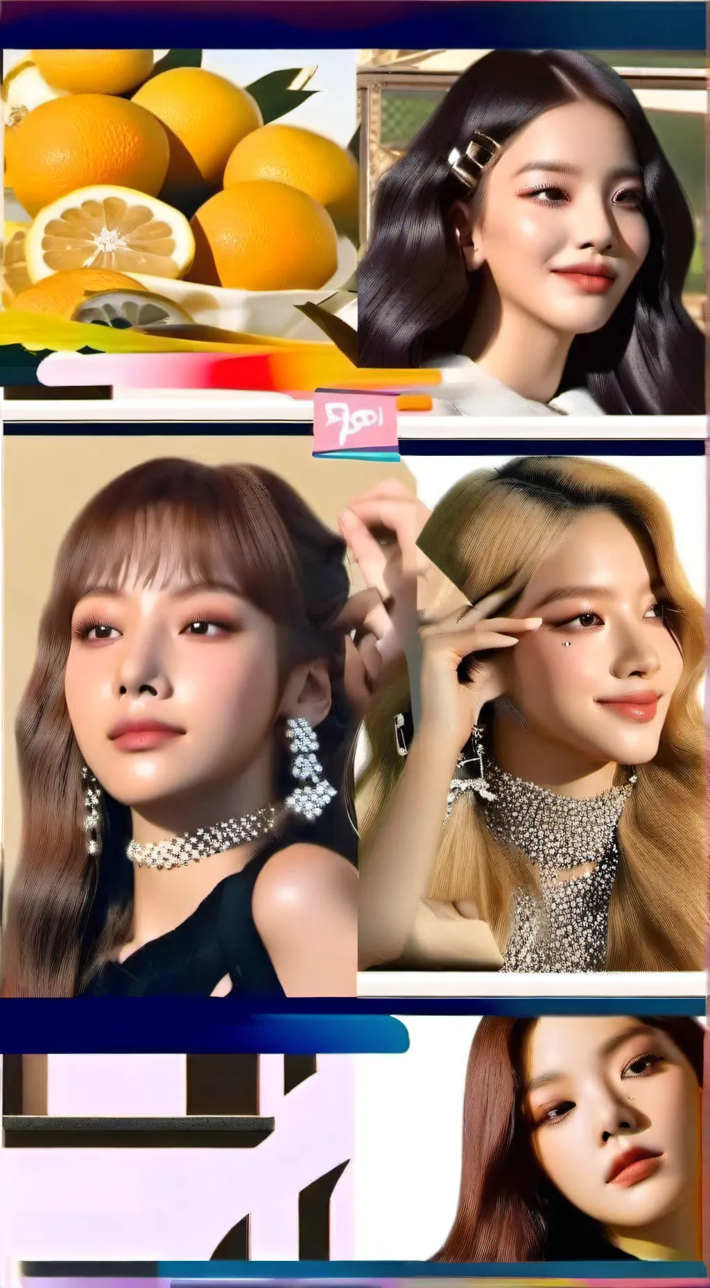 ai character: Black Pink background