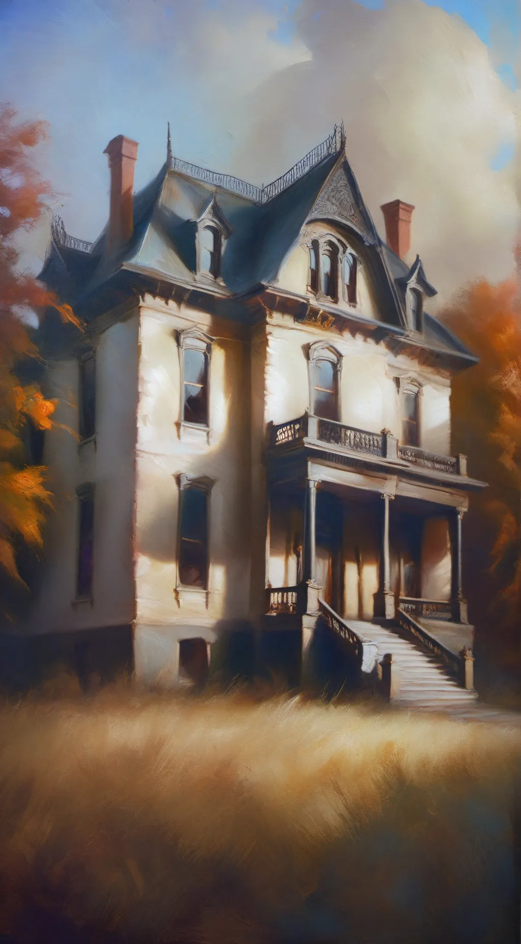 ai character: Creepypasta House⦻ background