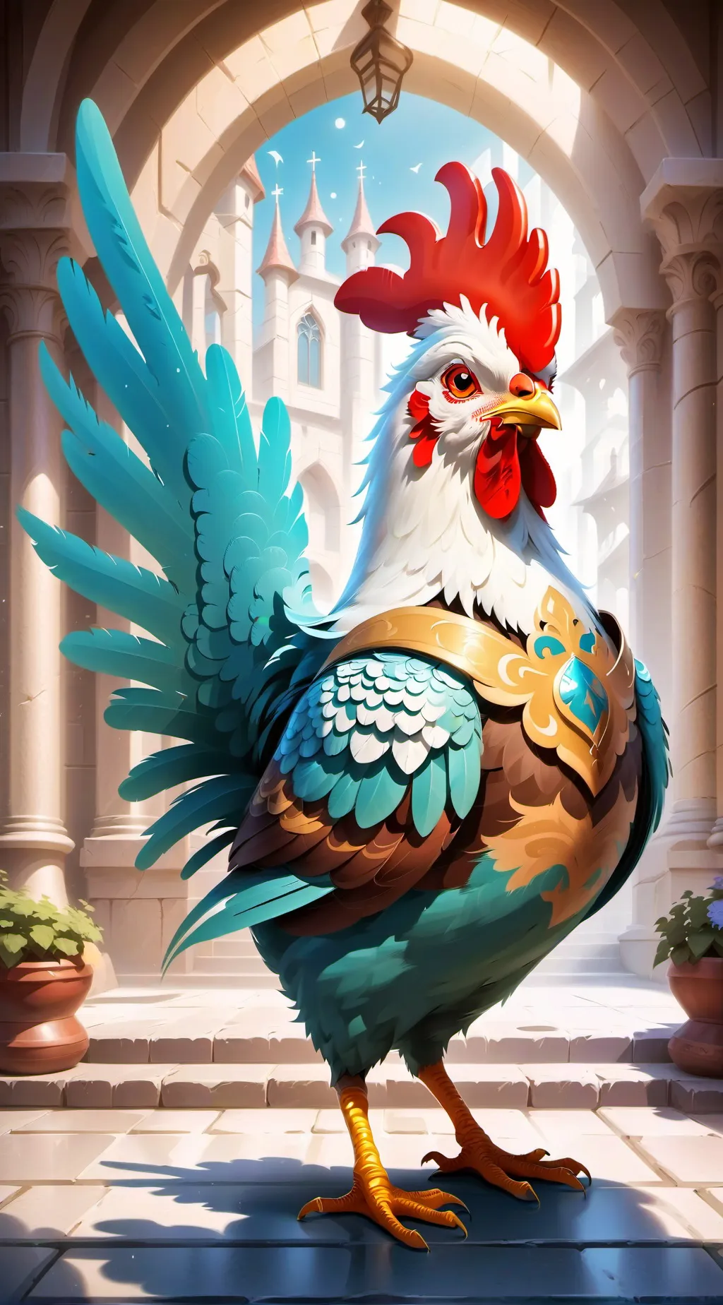 ai character: snowball  background