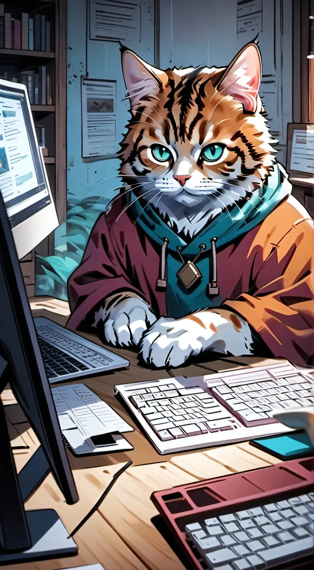 ai character: Byte background
