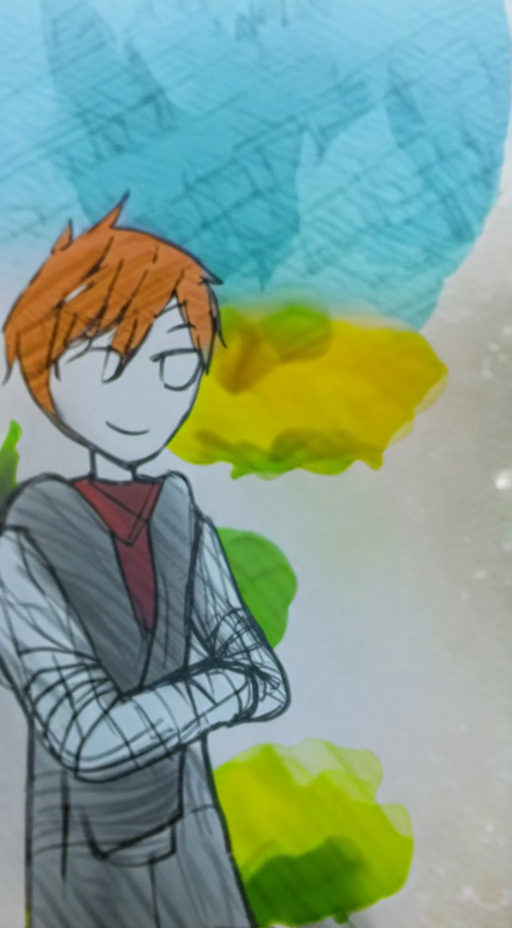 ai character: sofia boss john background
