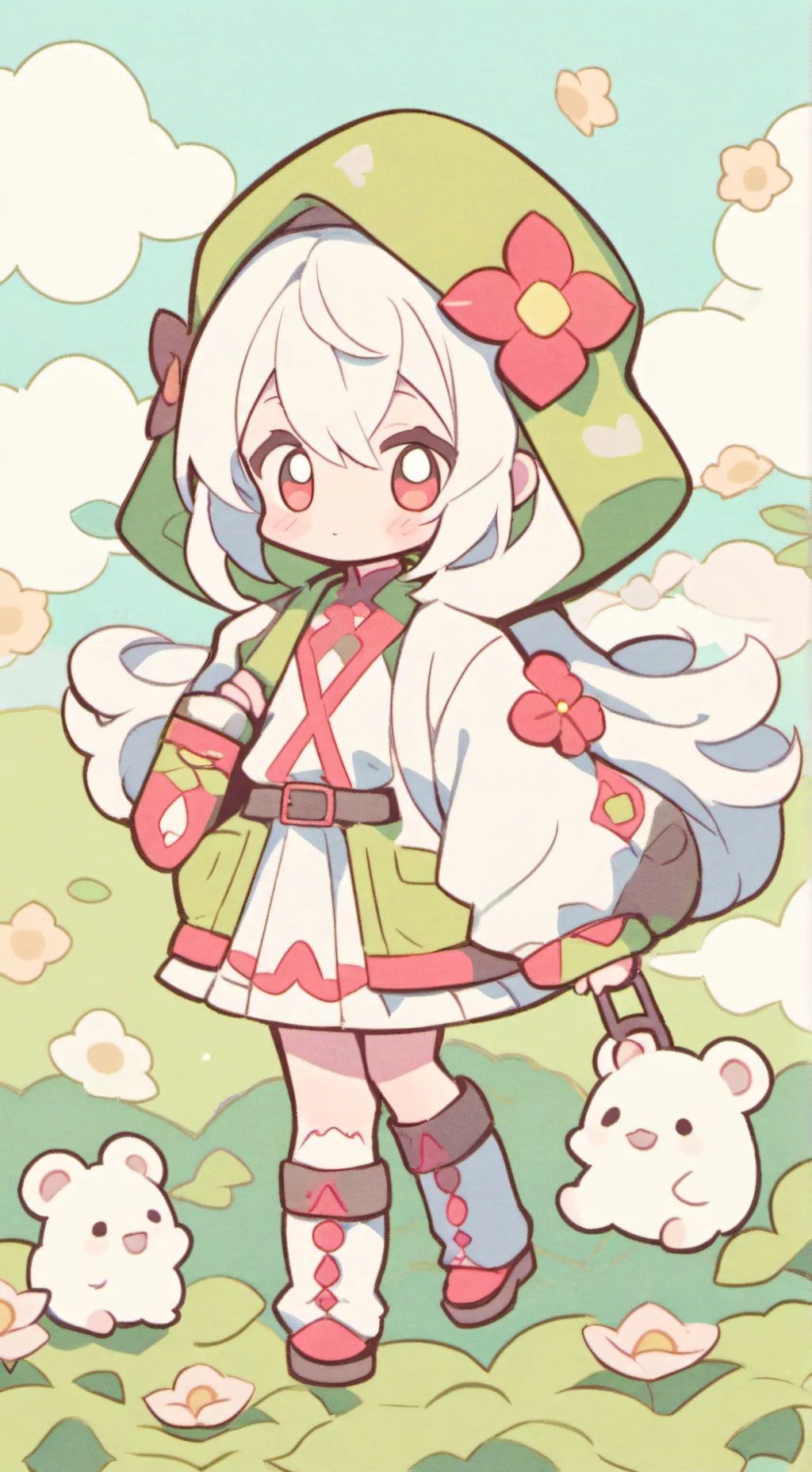 ai character: Niña background