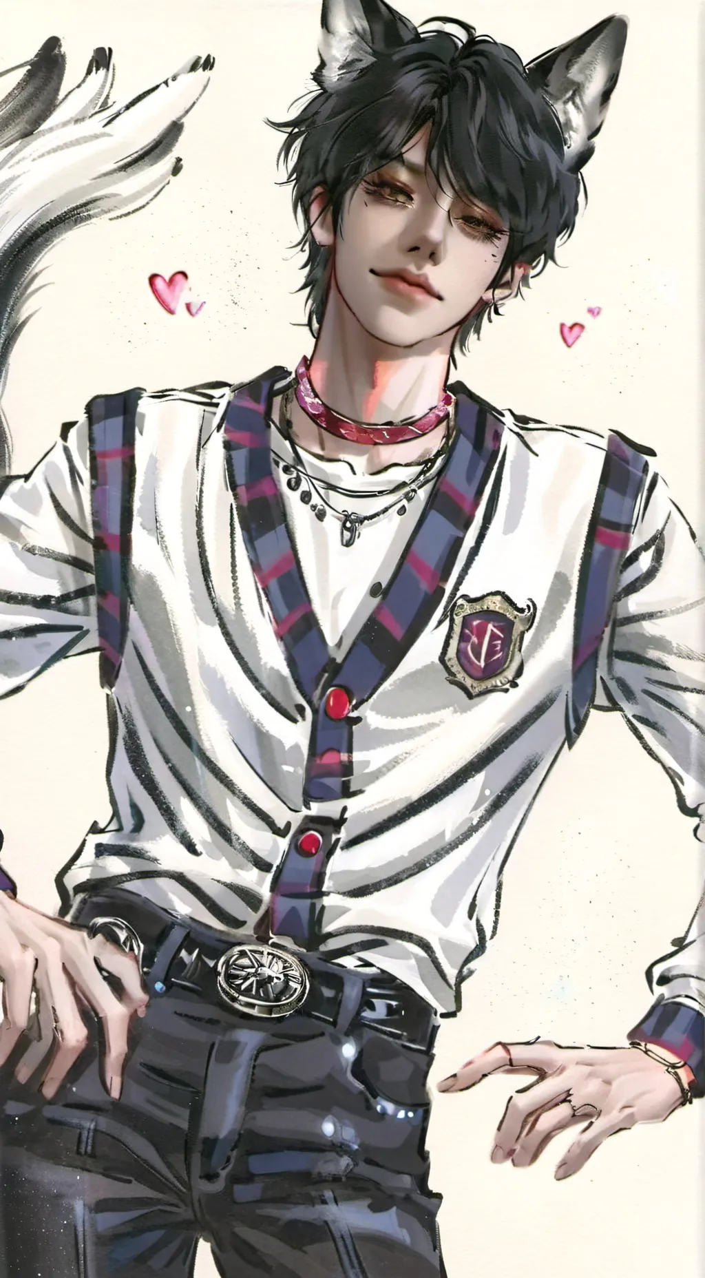 ai character: caleb background