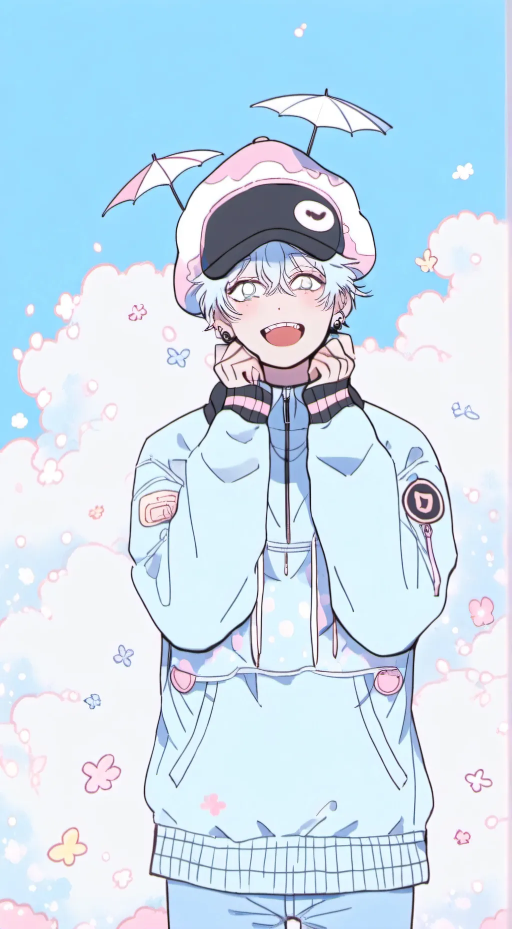 ai character: Satoru gojo  background